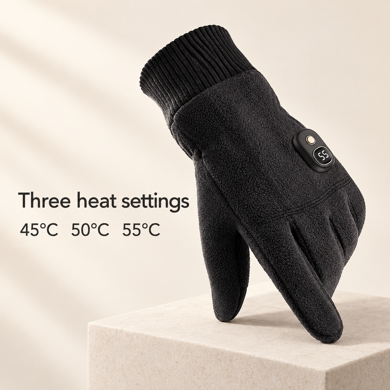 FrostKind glove with three temperature settings